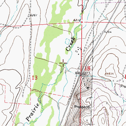 Topographic Map of Shenon Creek, MT