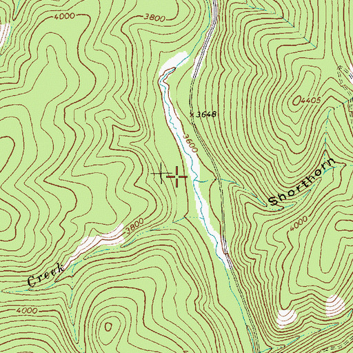 Topographic Map of Shorthorn Gulch, MT