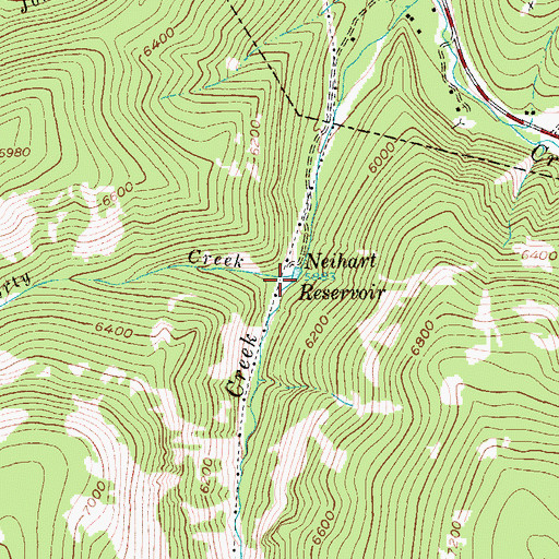 Topographic Map of Shorty Creek, MT