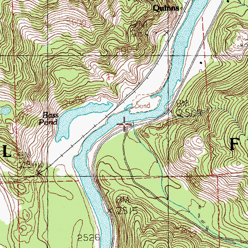 Topographic Map of Siegel Creek, MT
