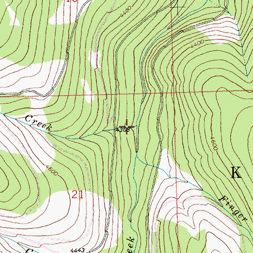 Topographic Map of Sieminski Creek, MT