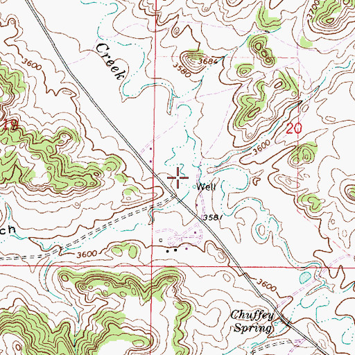 Topographic Map of Skinner Gulch, MT