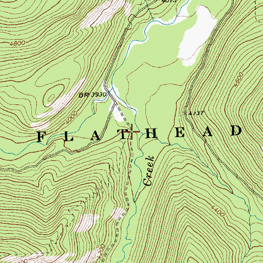 Topographic Map of Skookoleel Creek, MT