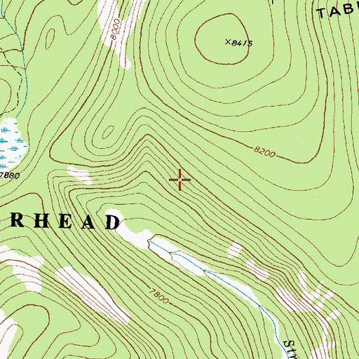 Topographic Map of Skull Creek Meadows, MT
