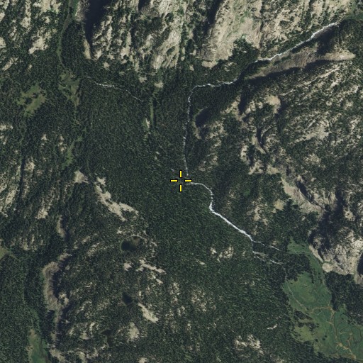 Aerial/Satellite Image of Sky Top Creek, MT