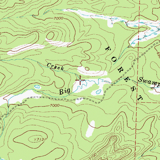 Topographic Map of Slag-a-melt Creek, MT