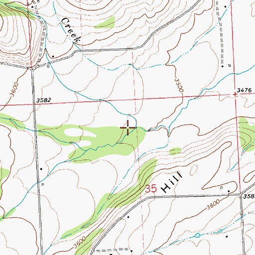 Topographic Map of Smith Creek, MT