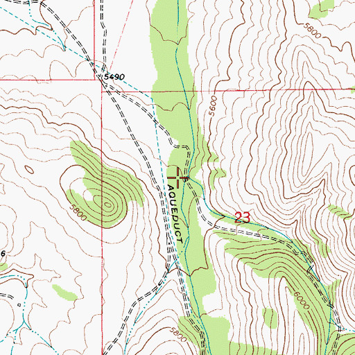 Topographic Map of Smith Fork, MT