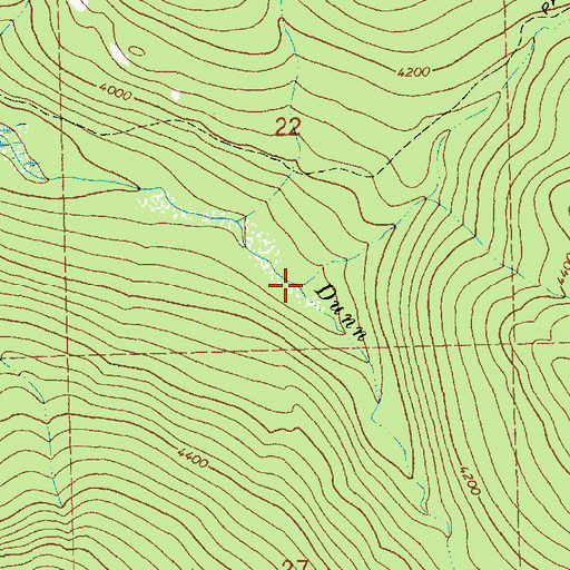 Topographic Map of Snag Gulch, MT
