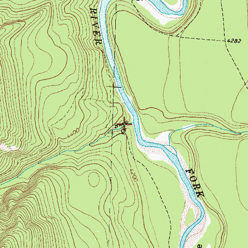 Topographic Map of Snow Creek, MT