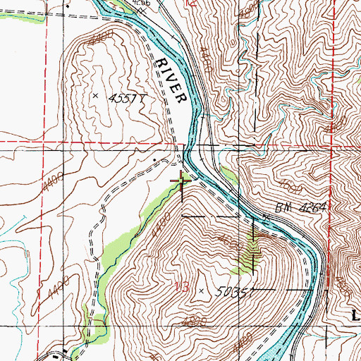 Topographic Map of South Boulder River, MT