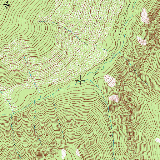 Topographic Map of South Fork Ross Creek, MT
