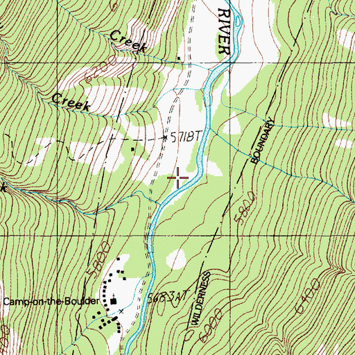 Topographic Map of Speculator Creek, MT