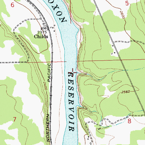 Topographic Map of Spring Gulch, MT