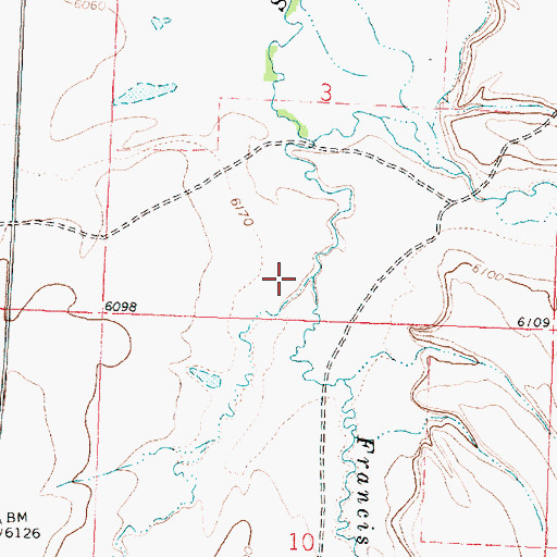 Topographic Map of Stanley Creek, MT