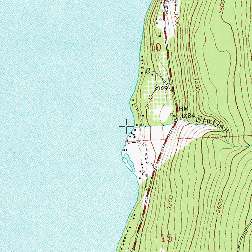 Topographic Map of Station Creek, MT