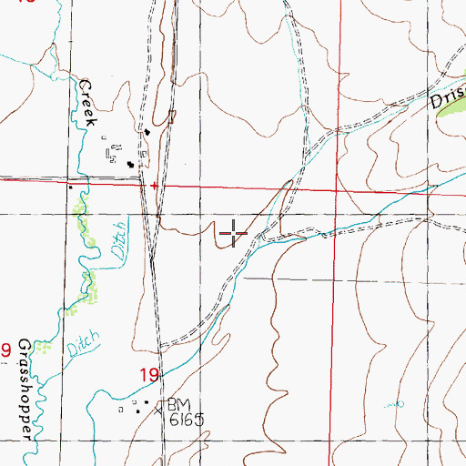 Topographic Map of Steel Creek, MT