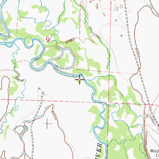 Topographic Map of Steel Creek, MT