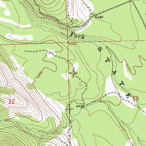 Topographic Map of Stillwater State Forest, MT