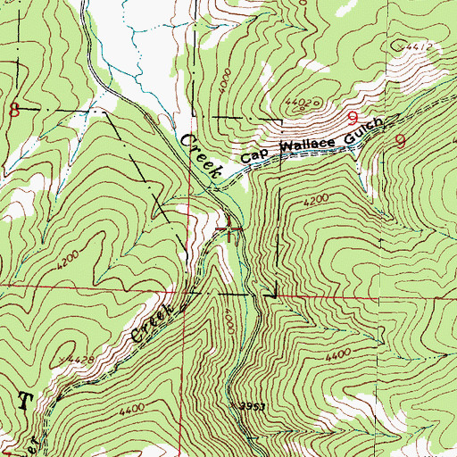 Topographic Map of Stinkwater Creek, MT
