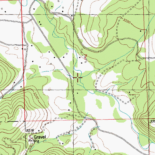 Topographic Map of Stony Creek, MT