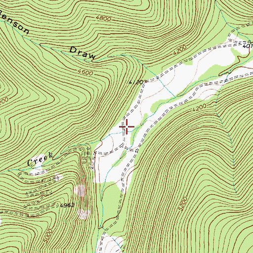 Topographic Map of Stony Lake Creek, MT