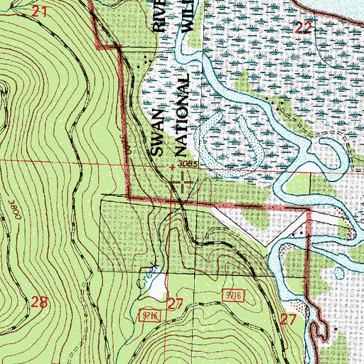 Topographic Map of Stopher Creek, MT