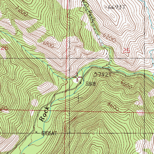 Topographic Map of Storm Park Creek, MT