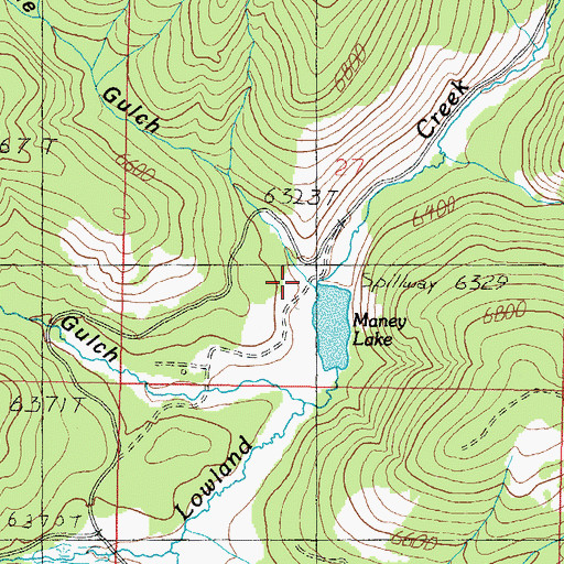 Topographic Map of Swede Gulch, MT