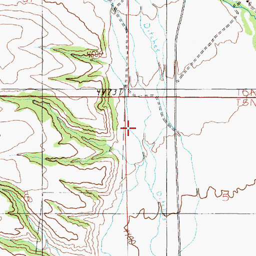 Topographic Map of Swede-Hollings Ditch, MT