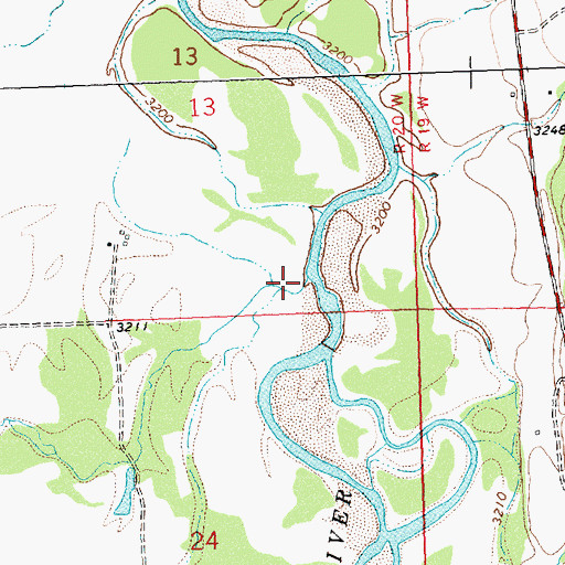 Topographic Map of Sweeney Creek, MT