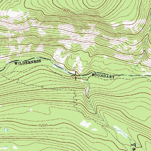 Topographic Map of Tamarack Creek, MT