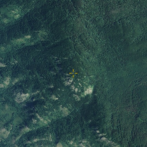 Aerial/Satellite Image of Teakettle Mountain, MT