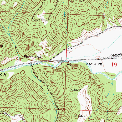 Topographic Map of Tepee Creek, MT