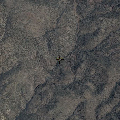 Aerial/Satellite Image of Mescal Spring, AZ