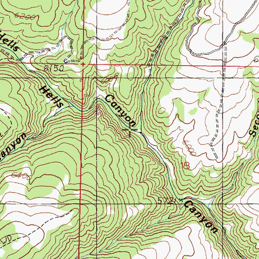 Topographic Map of Third Creek, MT