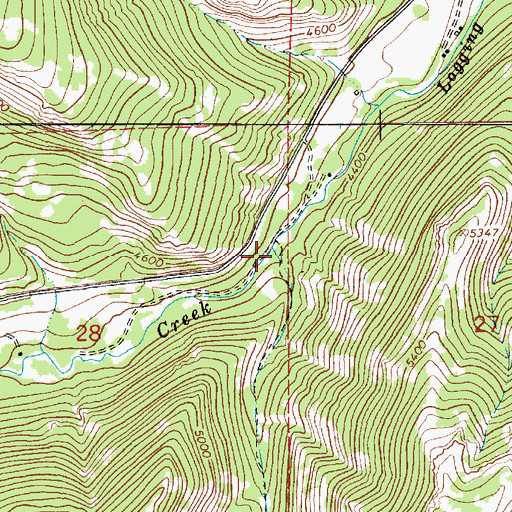Topographic Map of Tobins Gulch, MT