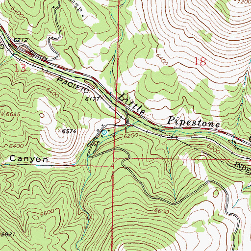 Topographic Map of Toll Canyon, MT