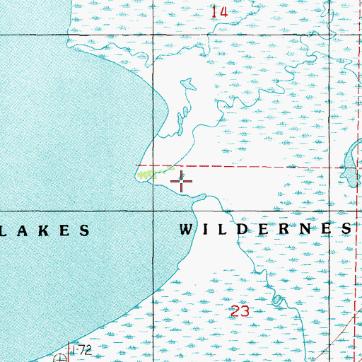 Topographic Map of Tom Creek, MT