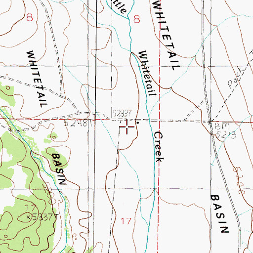 Topographic Map of Tomahawk Ranch, MT