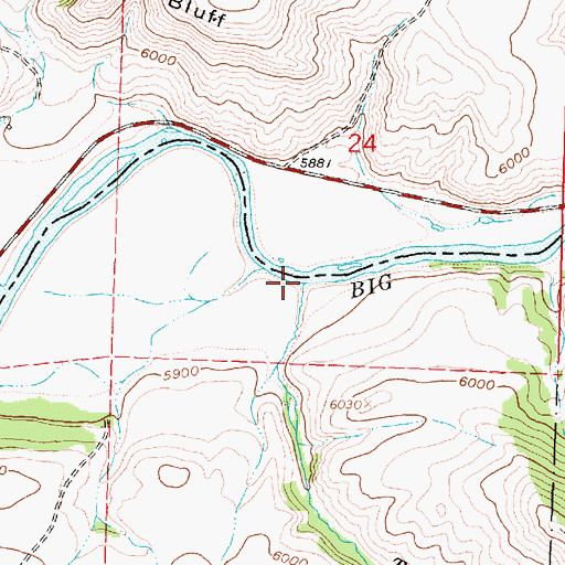 Topographic Map of Toomey Creek, MT