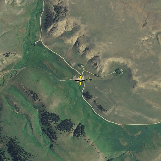 Aerial/Satellite Image of Top Hat Ranch, MT