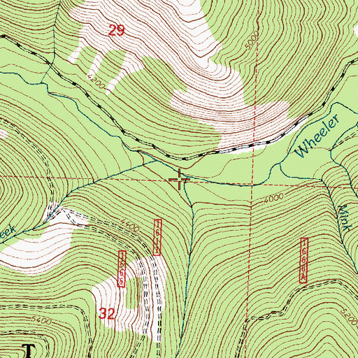 Topographic Map of Trapper Creek, MT
