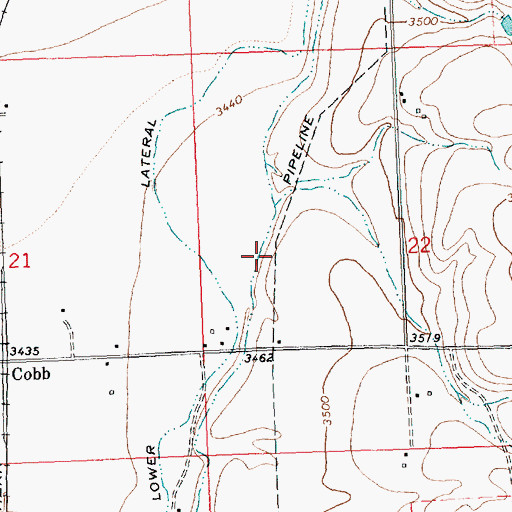Topographic Map of Upper Lateral, MT