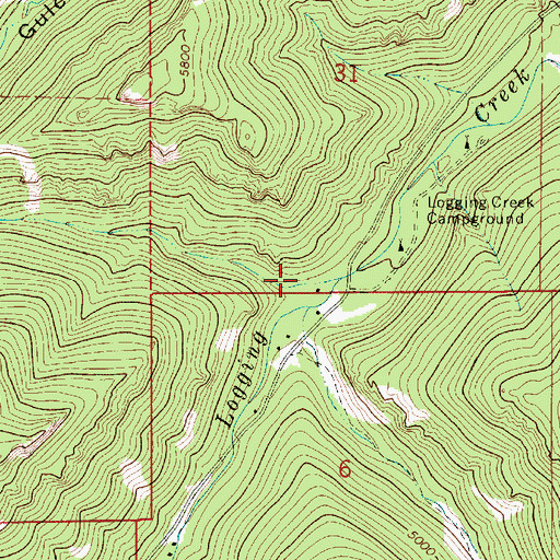 Topographic Map of Wagner Gulch, MT