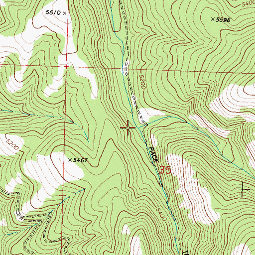 Topographic Map of Wallace Creek, MT