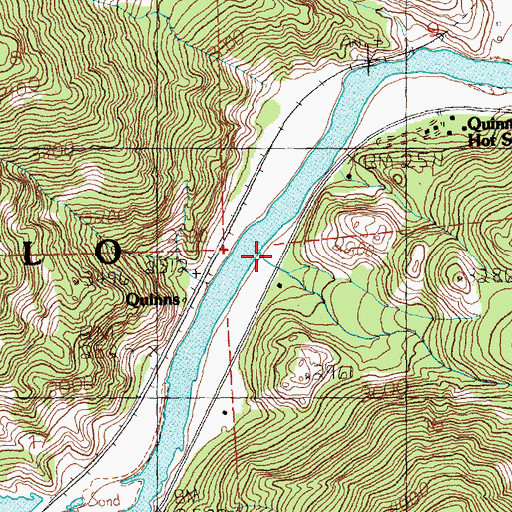 Topographic Map of Wallace Creek, MT
