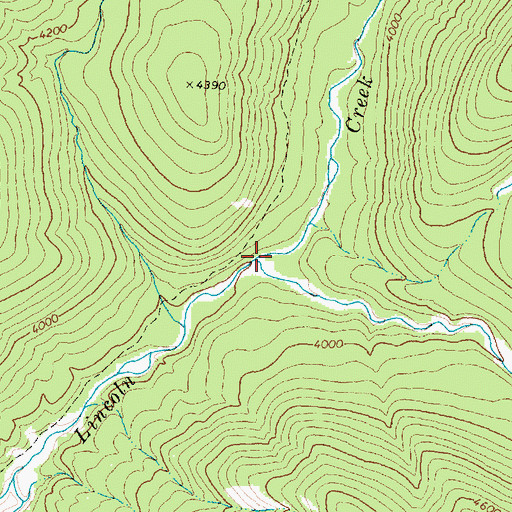 Topographic Map of Walton Creek, MT