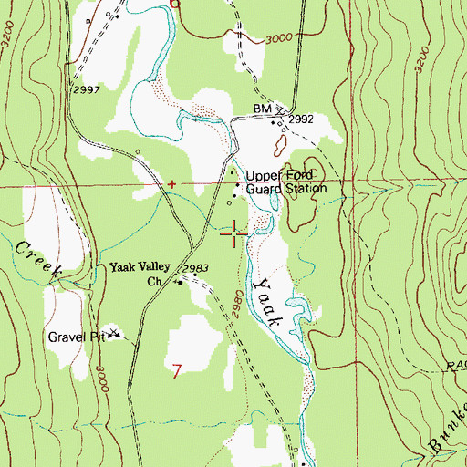 Topographic Map of Waper Creek, MT