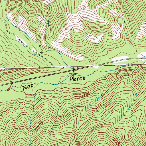 Topographic Map of Watchtower Creek, MT